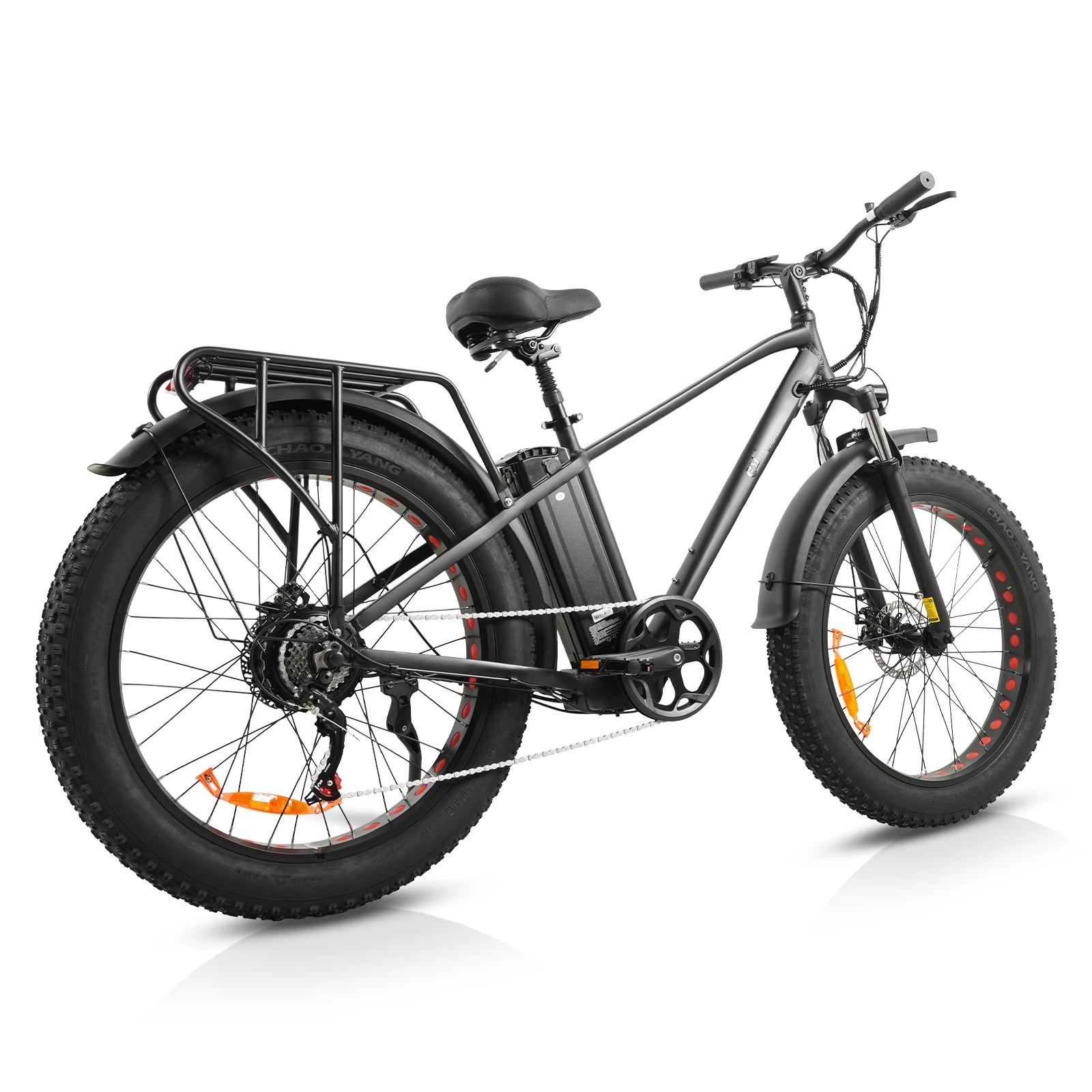 

CMACEWHEEL KS26 Sport Off road Adventure Adult Electric Bicycle 26 "X4" Thick Tire 45 mph, 110 mph, 500W 48V, 17Ah