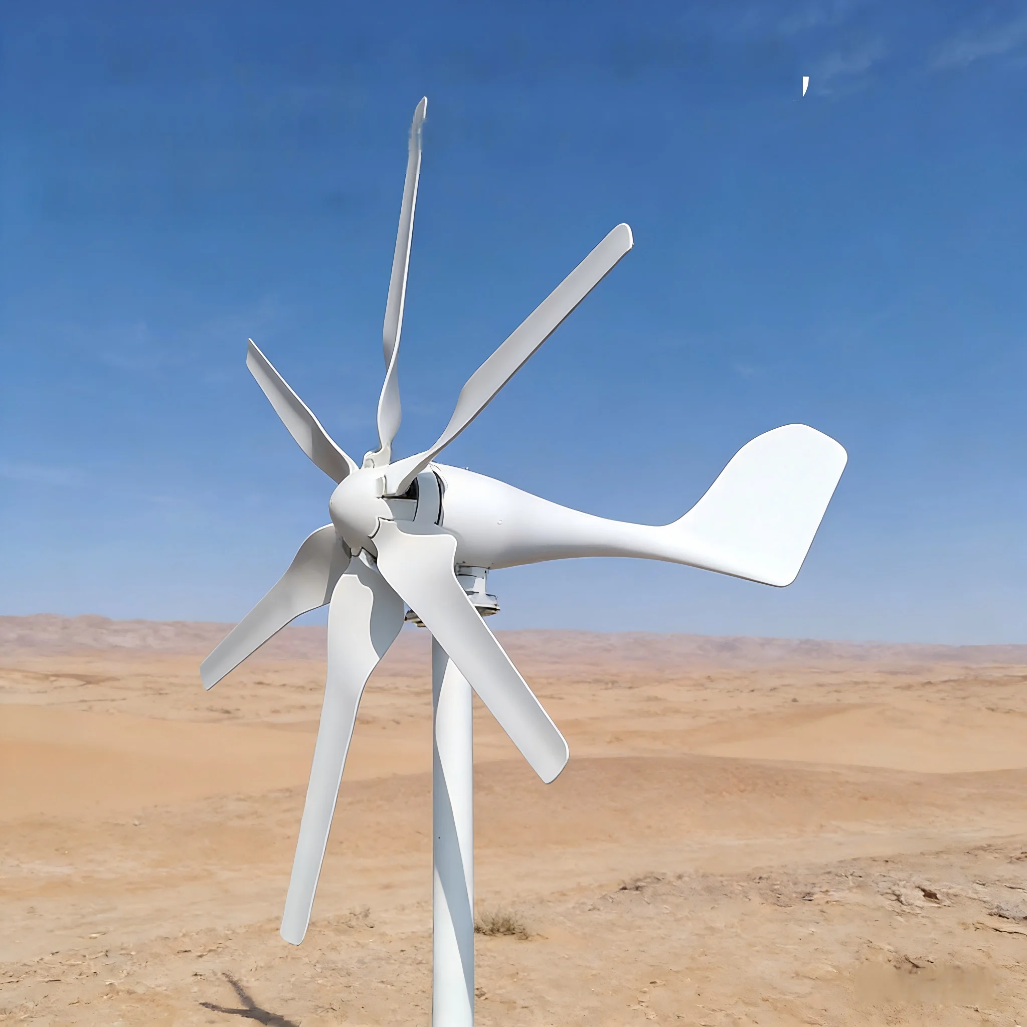 3KW Horizontal Axis Wind Turbine Generator 12V 24V 48V for Farm Agricultural Use