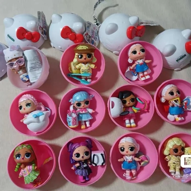 

MGA Anime Figures LOL Surprise Hello Kitty and Friends Blind Box Toys Model Doll Collection Ornaments Girls Boys Gifts