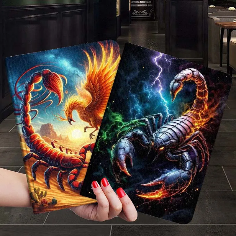 

Burning Scorpion Lightning Tablet Case For Samsung Galaxy Tab S7 S8 S9 S10 FE Plus 12.4 13.1 Inch