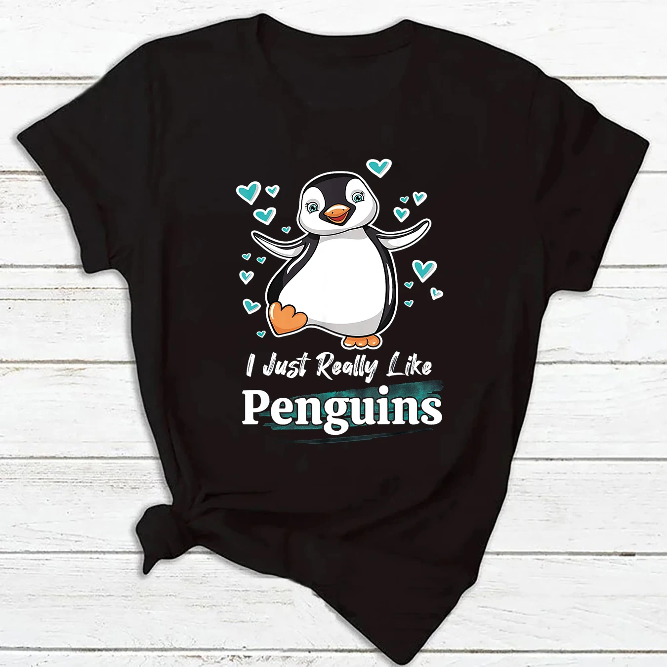 Funny Penguin Lover T Shirts for Women Printed Graphic Tee Women\'s T-Shirt Oversized T Shirt Aesthetic Harajuku Summer Tee Tops