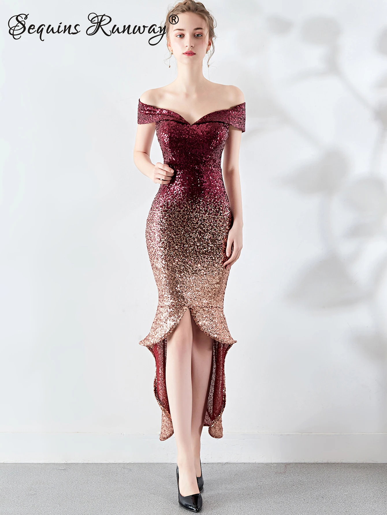 Sexy backless sequin maxi summer dress women elegant birthday prom long dresses luxury wedding evening party dresses vestidos HL