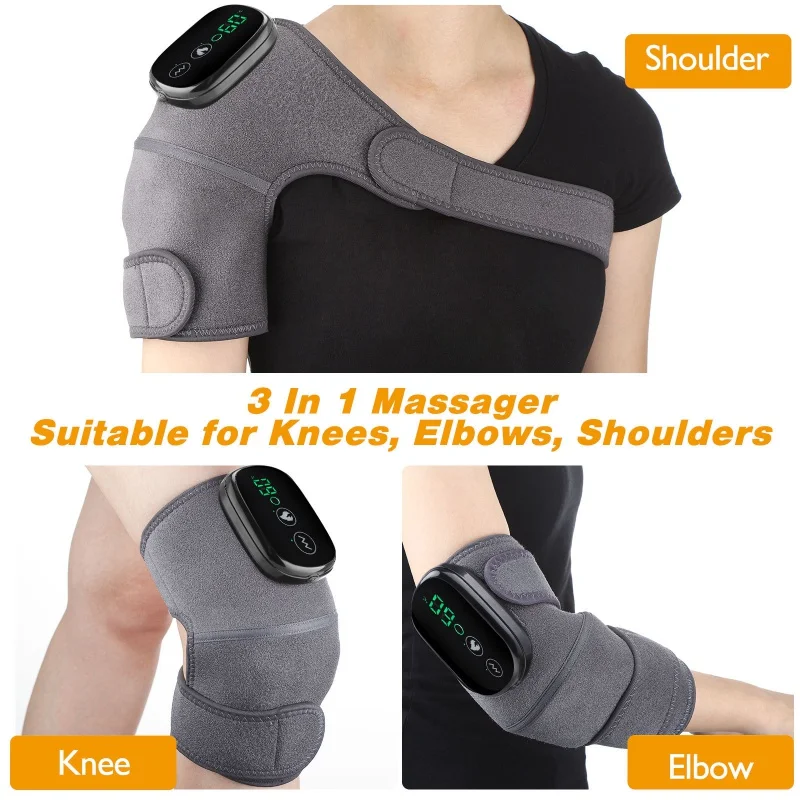 Heating knee massage therapy device vibration massage shoulder protector