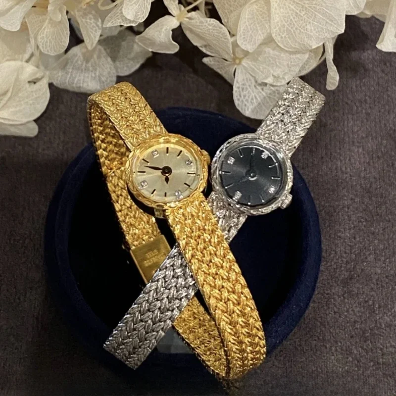 

Mai Sui Watch Vintage Small Gold Watch Vintage Small and Exquisite Japanese Bracelet Watch