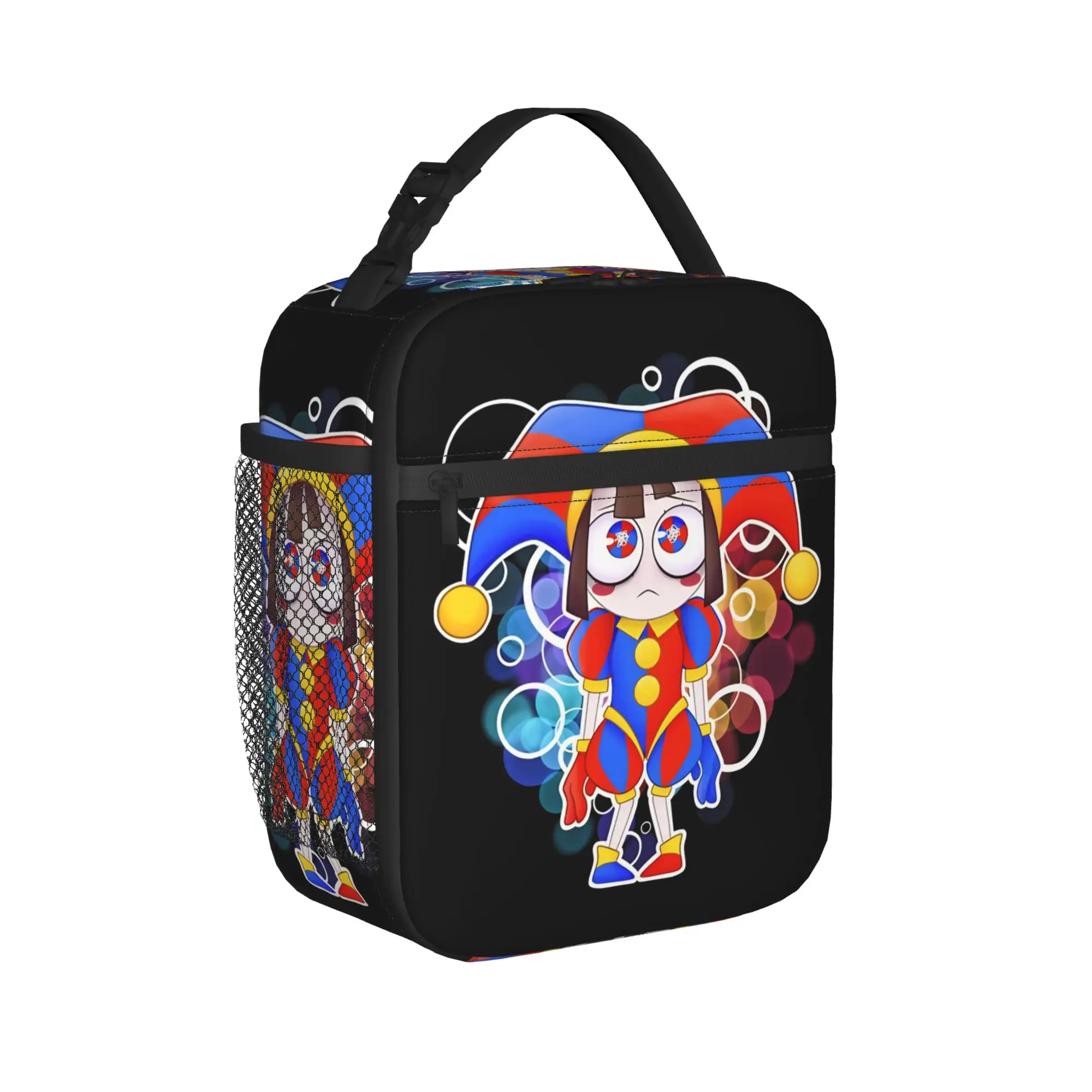 Pomni Cartoon Digitals Circus Thermal Insulated Lunch Bag for Work  Portable Food Container Bags Cooler Thermal Lunch Box