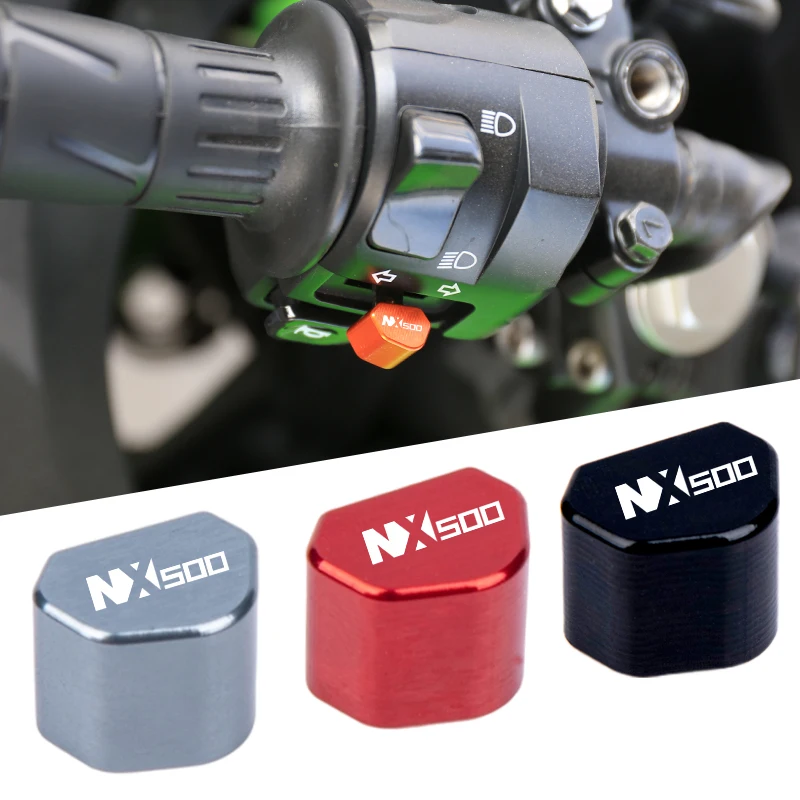 لهوندا NX500 NX 500 2023 2024 2025 اكسسوارات دراجة نارية التبديل زر بدوره إشارة التبديل مفتاح غطاء غطاء الديكور #1