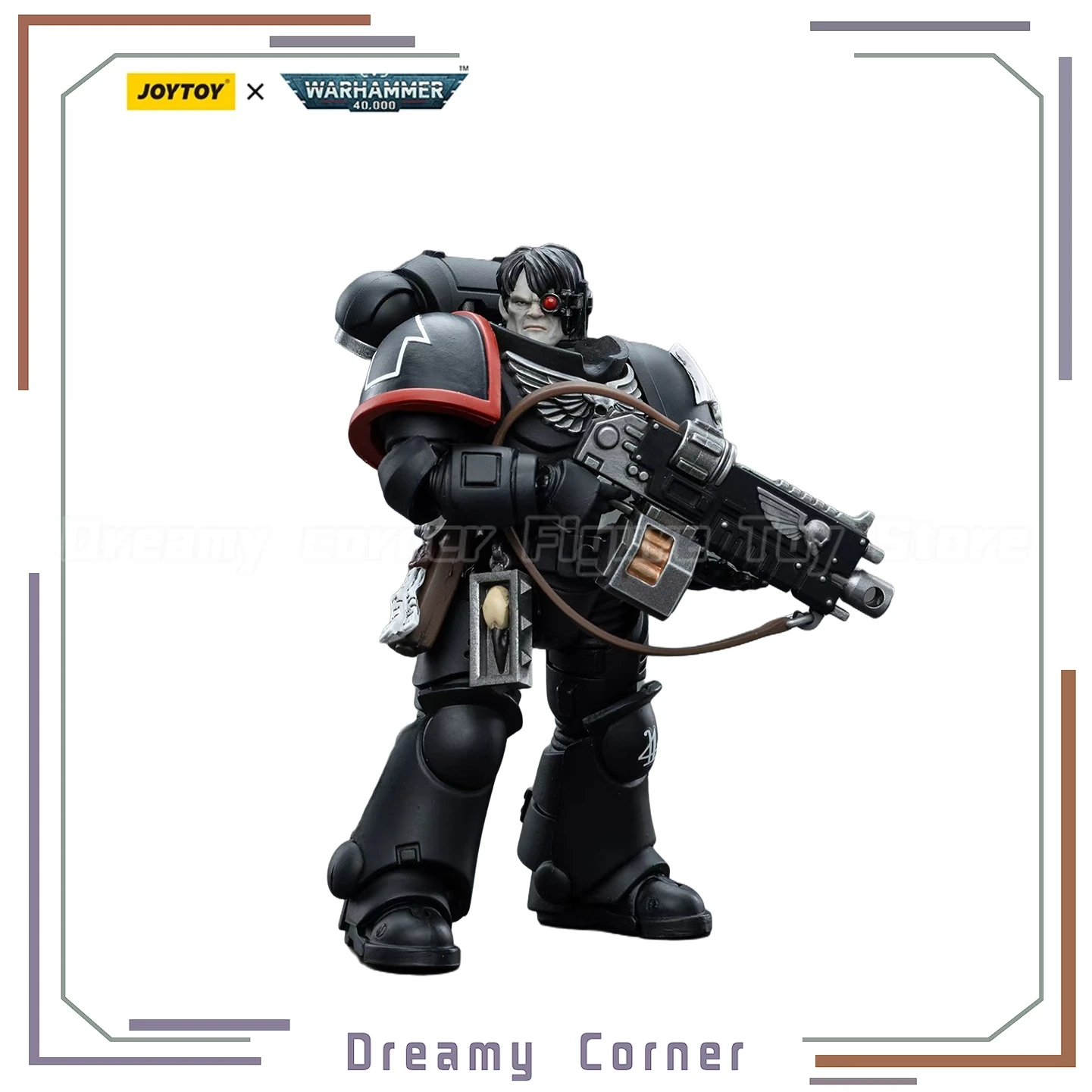 

【In Stock】JOYTOY Warhammer 40K Raven Guard Intercessors Brother Nax 1/18 Action Figures Models Toys Collection