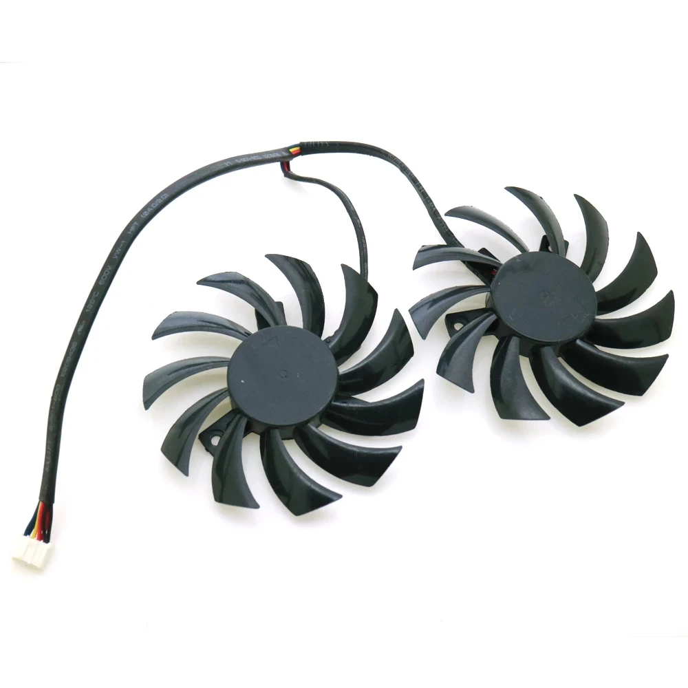 PLD08010D12HH 74mm 40*40*40mm DC12V 0.35A 4wire 4pin VGA Fan For DATALAND R7 260X Fan