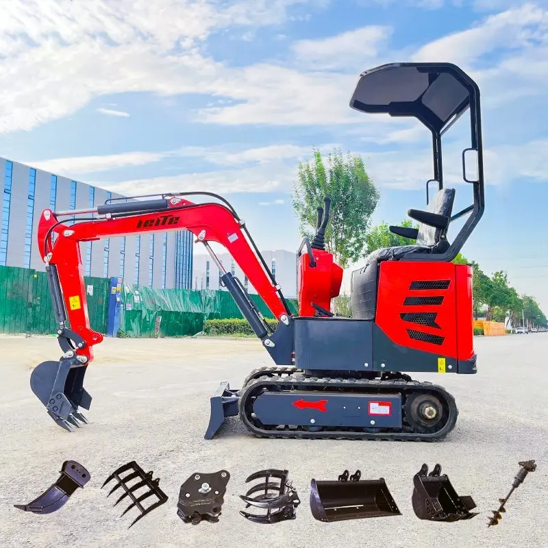 China Crawler Mini Excavator 1ตันสำหรับขายประสิทธิภาพการทำงานมาก Superior Digger