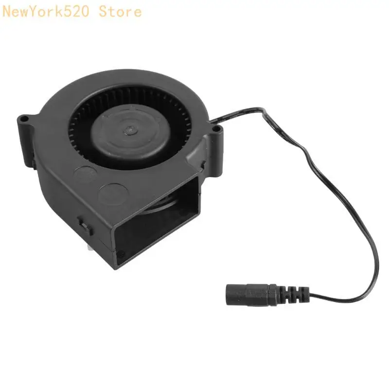 N84C มัลติฟังก์ชั่น 9733 พัดลมพัดลม 12V พร้อมท่อสแตนเลสที่เหมาะสำหรับเตาถ่าน BBQS และแอปพลิเคชันความเย็น