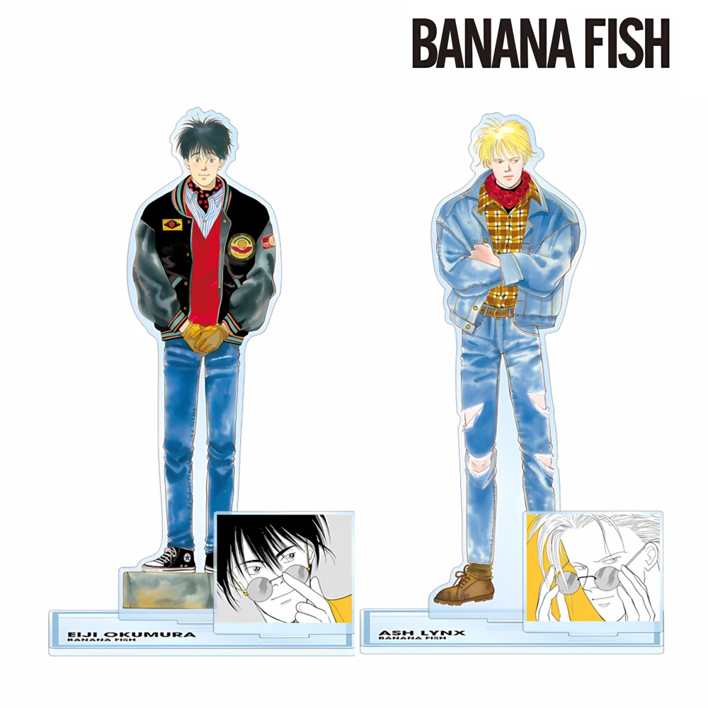2026 New Anime Banana Fish Acrylic Stand Keychain Ash Lynx Okumura Eiji Cartoon Figure Desktop Decor Kawaii Fans Gift Merc view 5