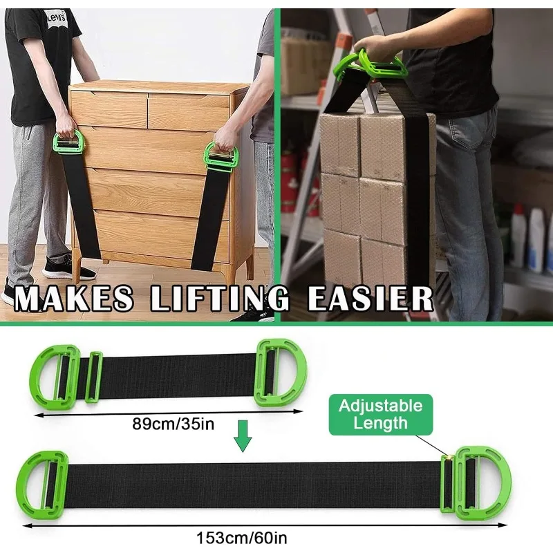Lifting Straps For Moving Furniture, Multifunctional Carrying Strap Belt, Multifunctional Moving Straps For Easy Moving Of Boxes