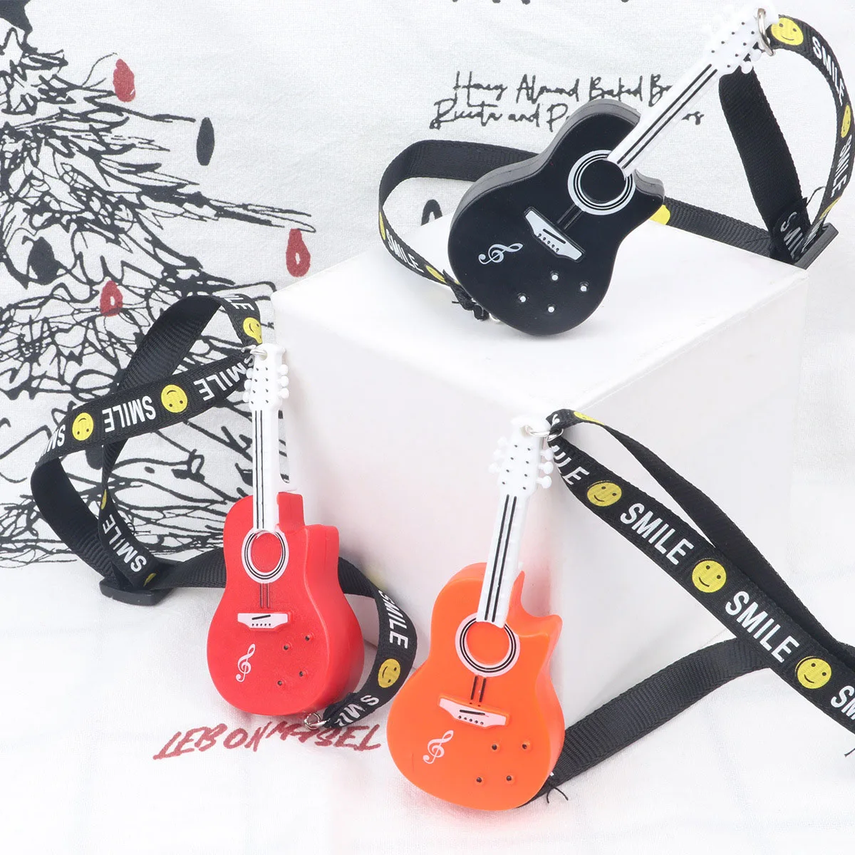 Doll Accessories  Miniature Electric Guitar Musical Instruments Gift for Labubu Doll Clothing Accessories Mini Guitar Model