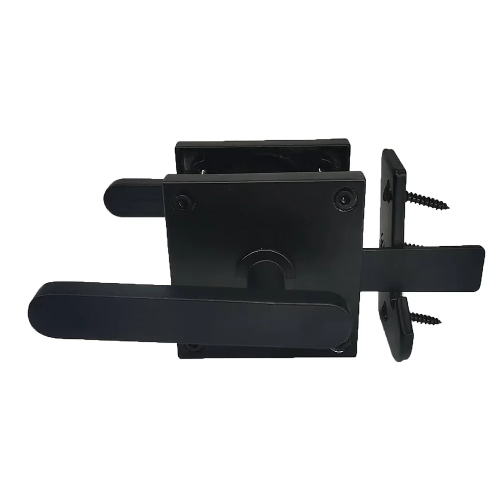 

Aluminum Door Bolt Latch Door Latch Heavy-Duty Latch Silver Double Sided Handle Latch Residential And Commercial Use
