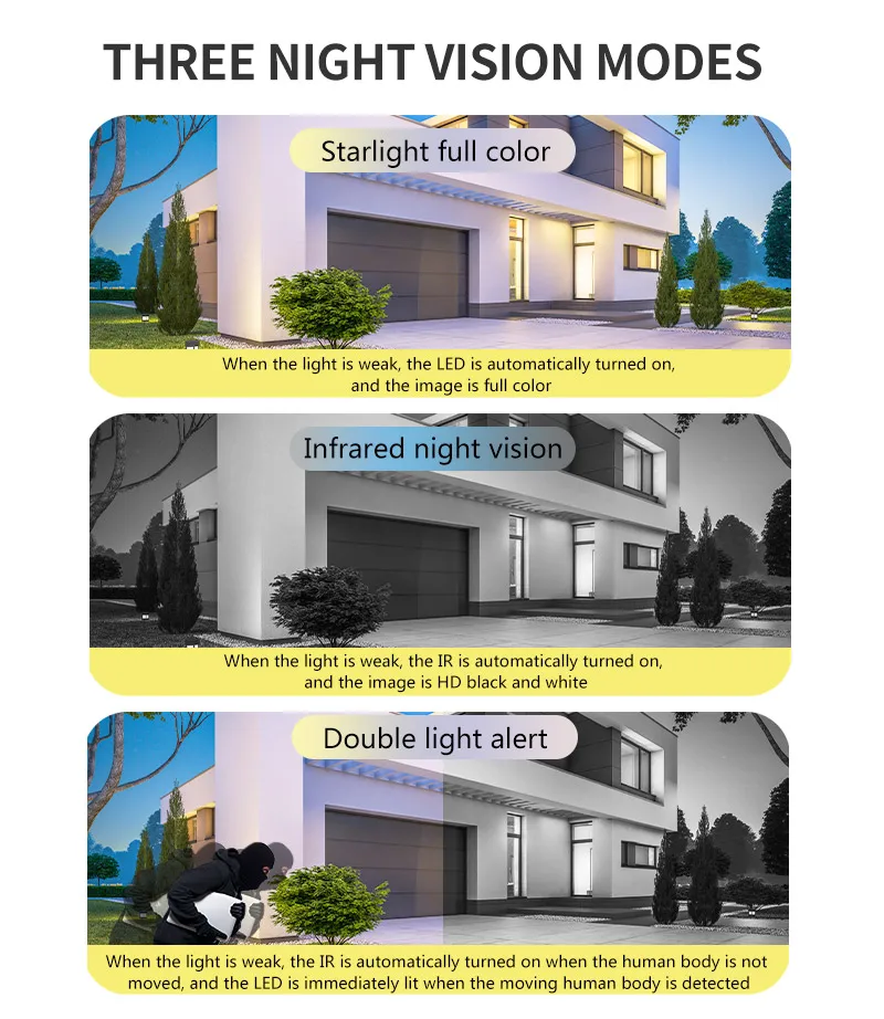 6MP WiFi Camera PTZ Dual Screens Auto Tracking Night Vision CCTV Surveillance Camera Outdoor 4MP Security IP Camera icsee