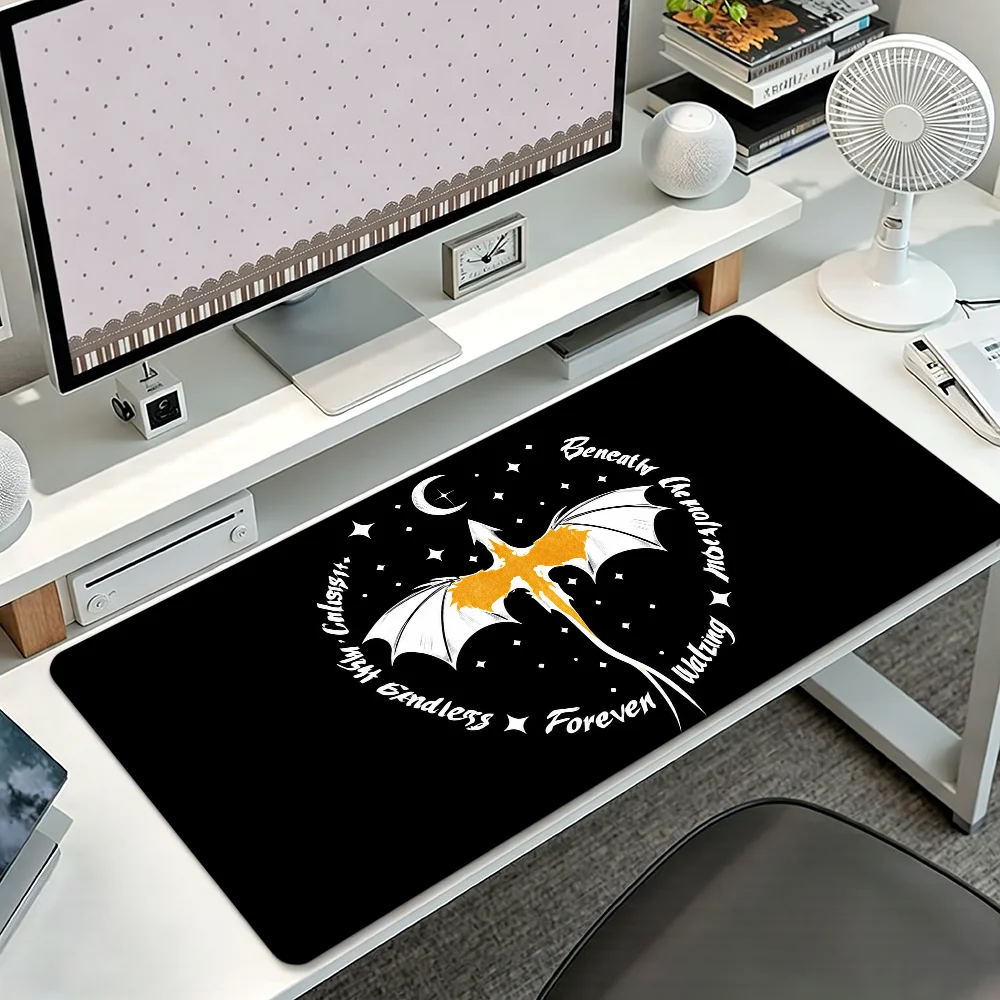 Book Fourth Wing Mouse Pad Non-slip Thickened MousePad Student Gaming Cushion Large Writing Lockedge Office