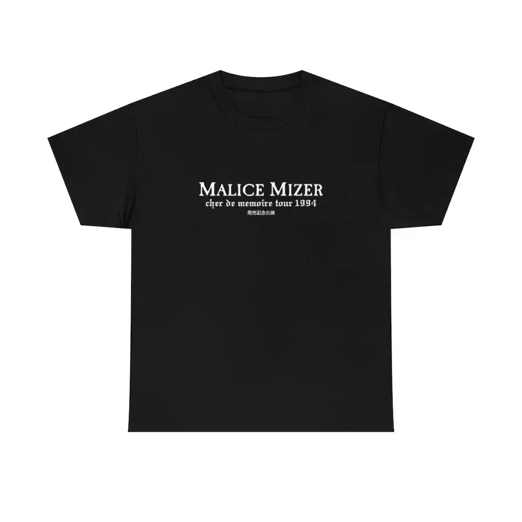 Malice Mizer Tee-shirt Cher De Memoire 1994 Unisex Heavy