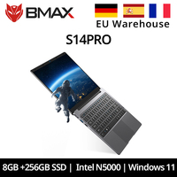 Bmax S14 Pro Intel N5000 8Gb Ram 256Gb Ssd Cpu 1920*1080 14 Inch Laptop Windows 11 Notebook Dual Wifi USB Laptop Pc