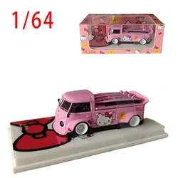 Flame Diecast 1/64 Scale LF T1 Van Pickup Truck Kombi Wide-body Alloy Car Model Adult Boy Toys Collectibles Souvenirs Gifts