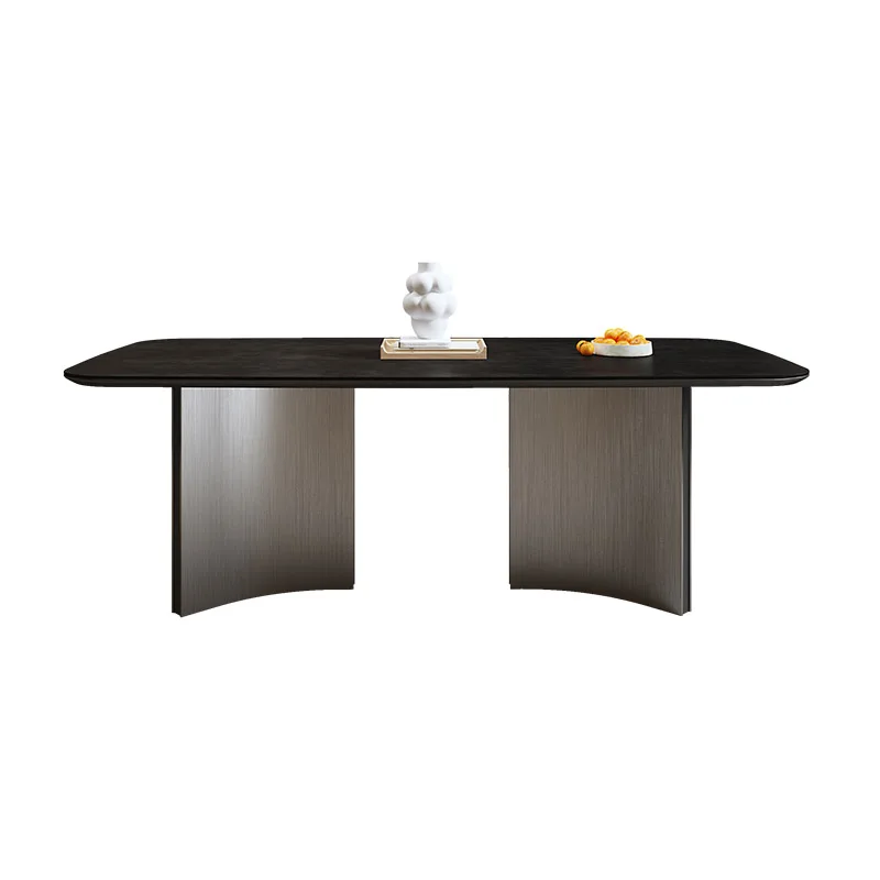 Luxury Modern Dining Table Set Simplicity Nordic Design Table Italian Living Room Mesas Restaurante Kitchen Furniture image 5