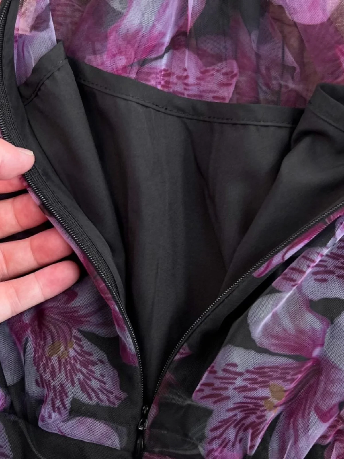 Vestido Midi E de Chiffon Estampado com Manga Longa, Laço Borboleta na Cintura e Saia Evasê Justa - Vestido Longo Eleg...