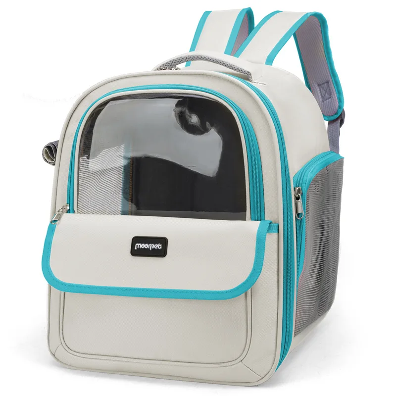 

Large Space Portable Double Shoulder Pet Carrier Bag for Cats And Dogs Breathable Outer Space Outdoor Travel Bag