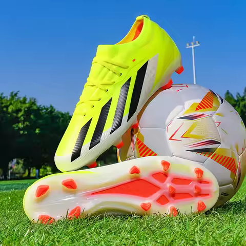 Men Professional Football Shoes Society Indoor Fast Outdoor Football Field Boots Cleats Soccer Shoes Turf Sneaker High Quality