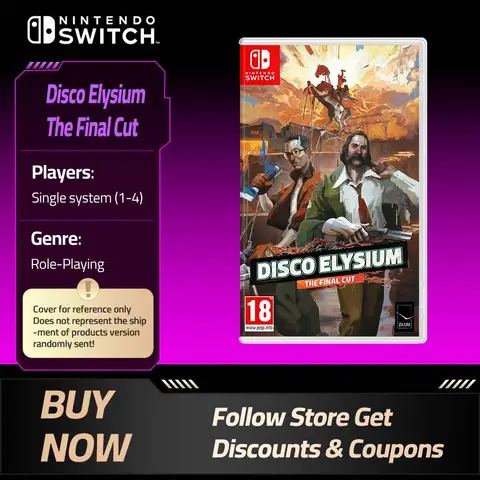 Nintendo Switch Game - Disco Elysium  The Final Cut - Games Physical Cartridge for Nintendo Switch OLED Lite