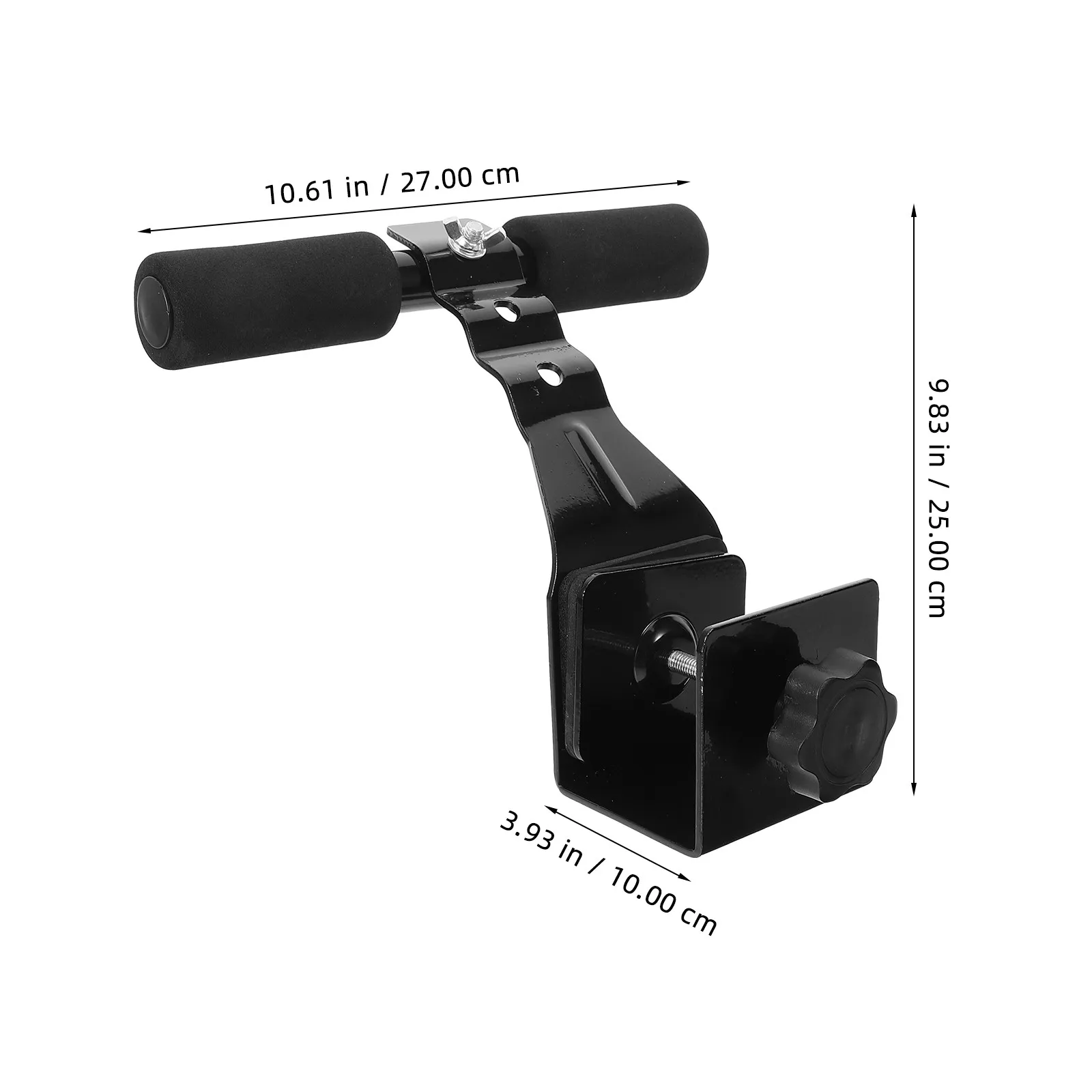 Ergonomic Sit-Up Bar Iron Foam Ab Training Aid for Sit-Ups Crunches Fitness Equipment Sit Up Bar Situps Foot Holder
