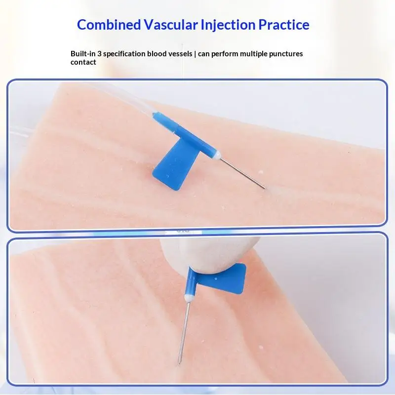 1Set Simulation Human Skin Tear Resistant Portable Suture Training Model Venipuncture Injection Practice Pad For Students Nurses