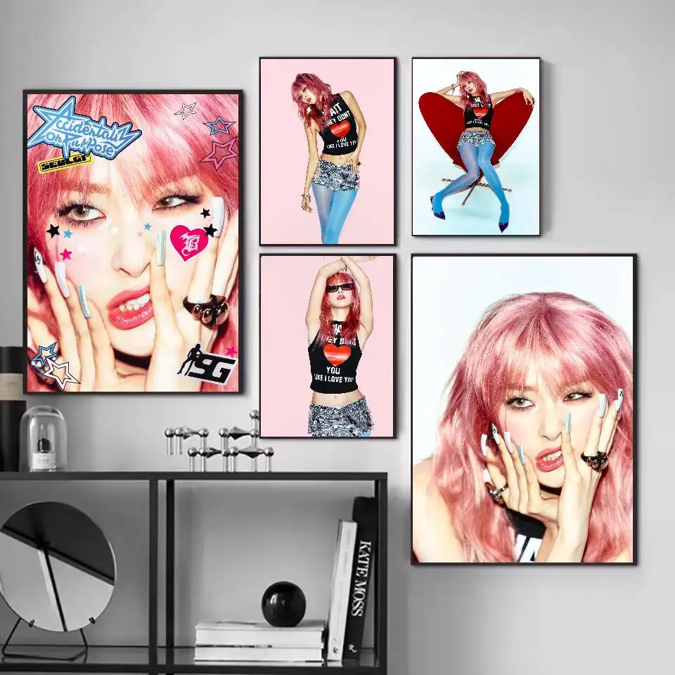 B-Bear S-Seul Gi ملصق فني ذاتي اللصق مقاوم للماء ورق ملصق مقهى بار غرفة النوم جدار ديكور #4