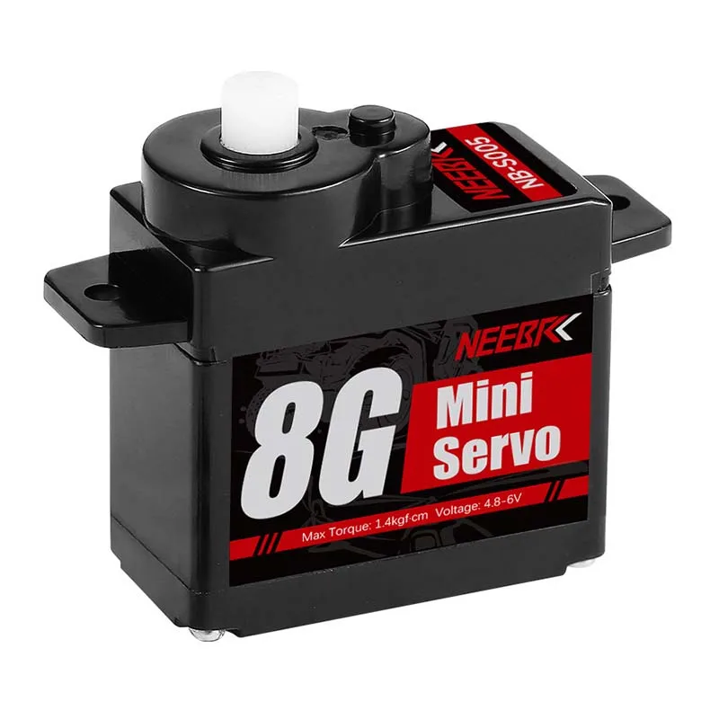 NEEBRC 8G Micro Digital Servo for RC Micro Airplanes, Fixed-Wing Drones, and Desktop Robots