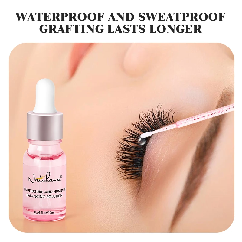 NATUHANA Lash Bonder for Eyelash Extensions Sealant Longer Retention Waterproof Oil-Proof  Super Bonder Glue Accelerator