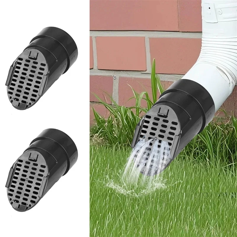

Gutter Downspout Rodent Guard Cover For Round Drain Pipe End Rainwater Filter Net Outdoor Downpipe Anti-Blockage Protector