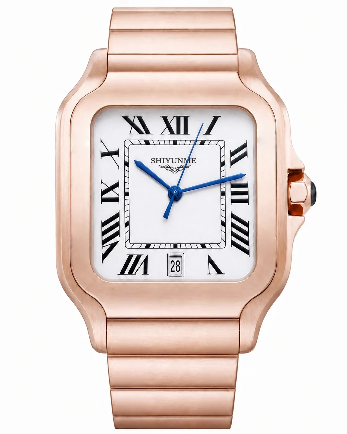35MM 40MM Full-Featured Automatic Mechanical Unisex Watch, 904L Stainless Steel, World Time, Folding Clasp