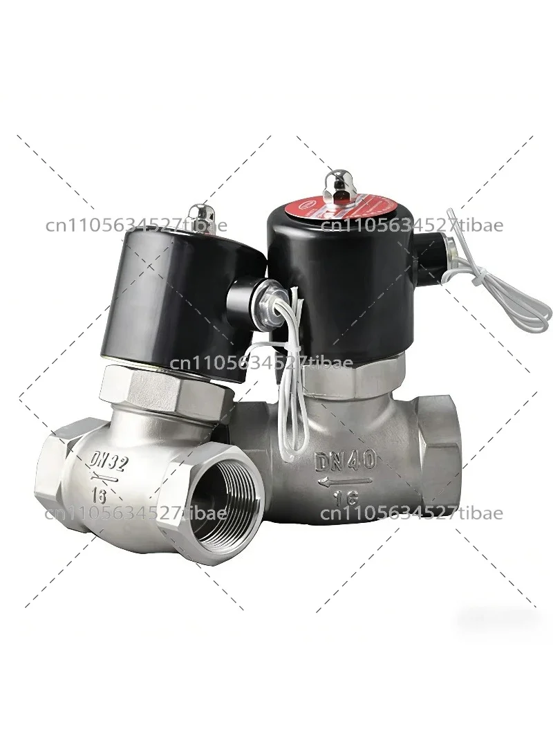 

High Temperature 200 Degree Solenoid Valve 1/2' 3/4' Normally Closed Hot Water Solenoid Valve for Plumbing Systems