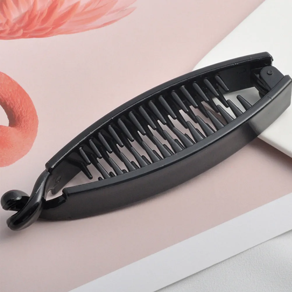 

Набор из 6 нескользящих заколок для волос: женские заколки-бананы для хвоста, вертикальный дизайн, легкие, удобные, элегантные, для повседневного использования, вечеринок, свадеб, стильные