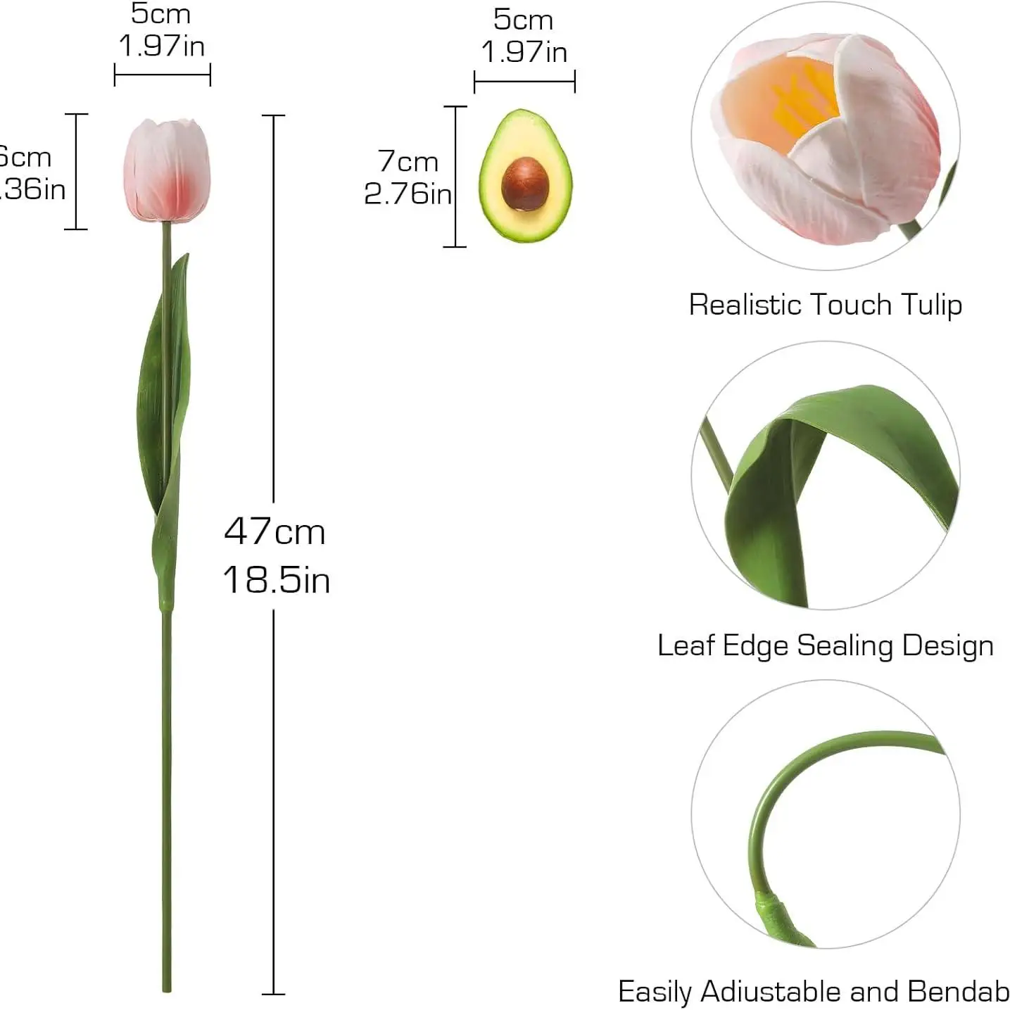 زينة عيد الفصح لعيد القديس باتريك، زفاف خطوبة، ديكور ربيعي للمنزل والمكتب، باقة توليب صناعية واقعية