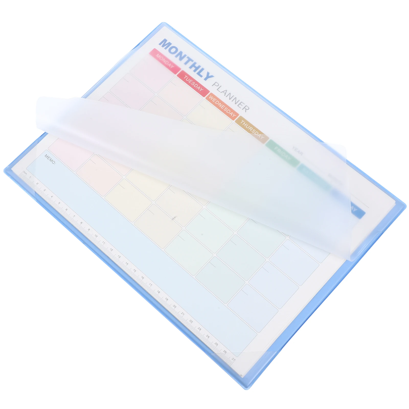 

Monthly Schedule Pad Blank Calendar Undated Weekly Planner Monthly Desk Pad Fridge Notepad Clear Desk Planner Simple Design