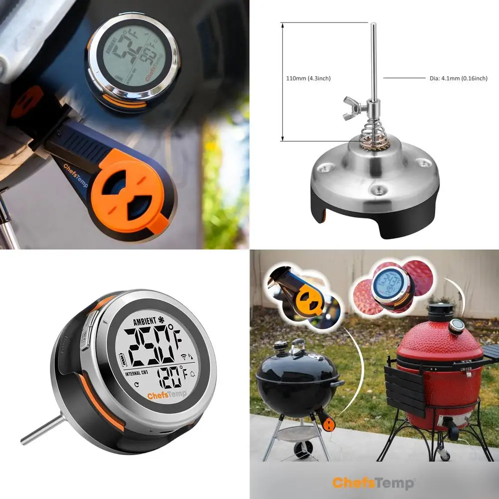 

Smart Grill Gauge Hub for BGE - Wi-Fi & Bluetooth, Upgrade Accessory for Weber & Big Green Egg Grills
