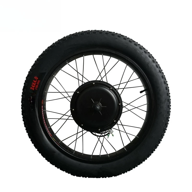 For 48V1500W  Fat Tire Kit with Inner and Outer Tires Front and Rear Wheels