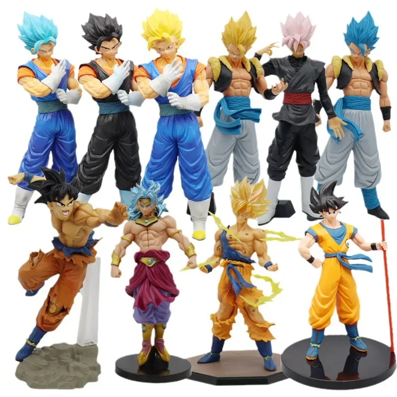 Auf Lager Anime Dragon Ball Z Super Saiyajin Modell Son Goku Szene PVC Action Figure 18cm Statue Sammeln Action Modell Spielzeug geschenke