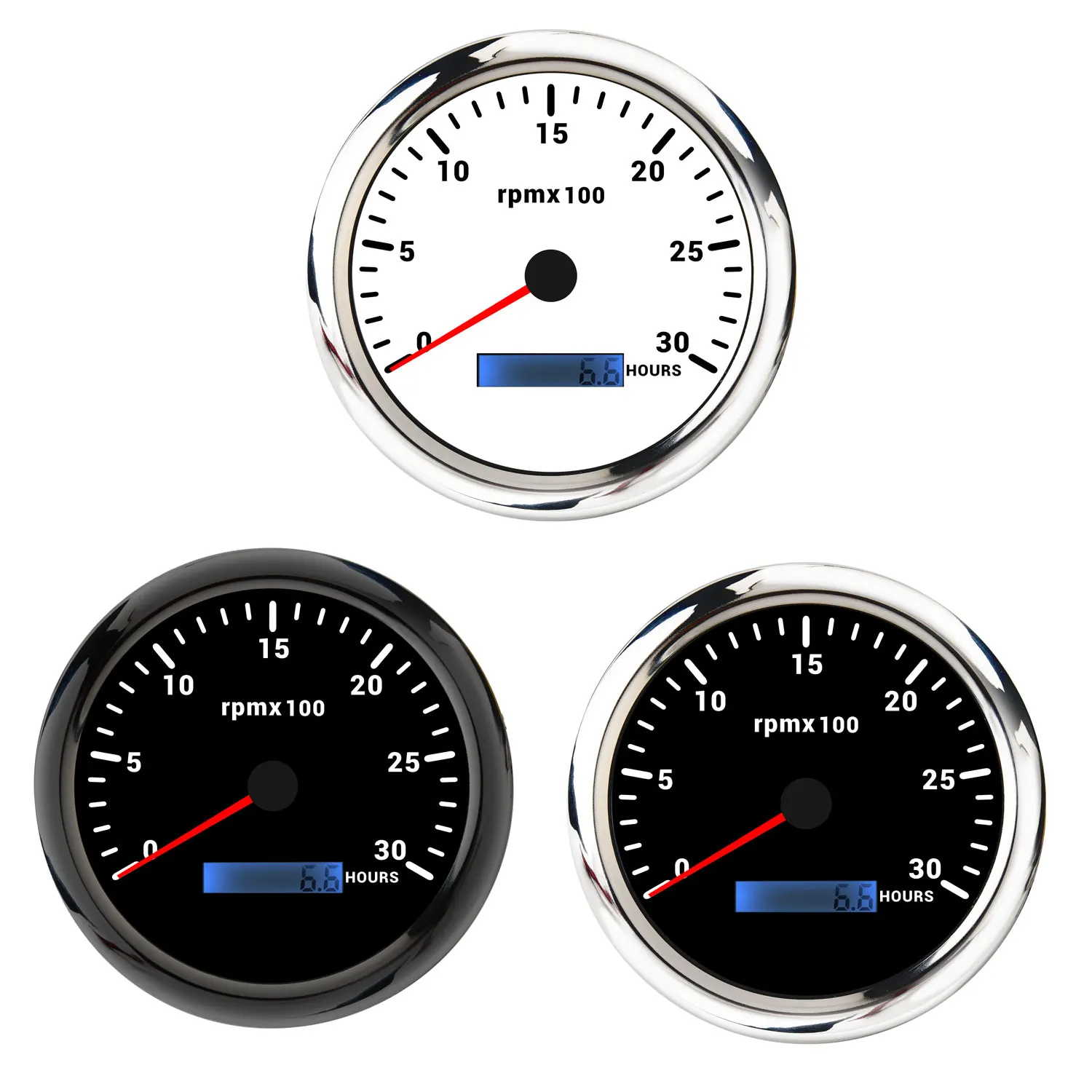

Тахометр 110 мм 3K с ЖК-дисплеем, счетчик часов, 3000 об/мин, 7 цветов, подсветка, тахометр, счетчики оборотов для двигателя автомобиля, лодки