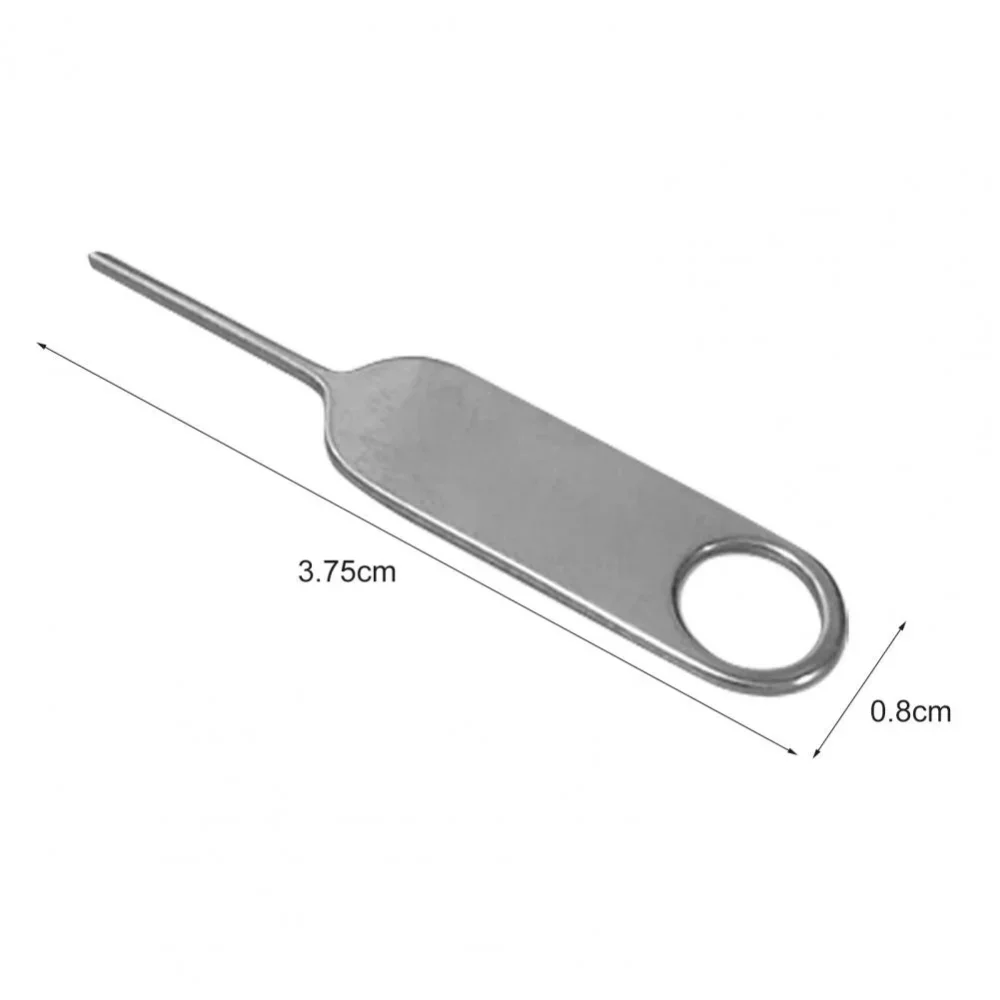 10 SZTUK Narzędzie do wyjmowania tacki na kartę SIM Igła ze stali nierdzewnej do kart SIM Apple iPhone iPad Samsung xiaomi Huawei
