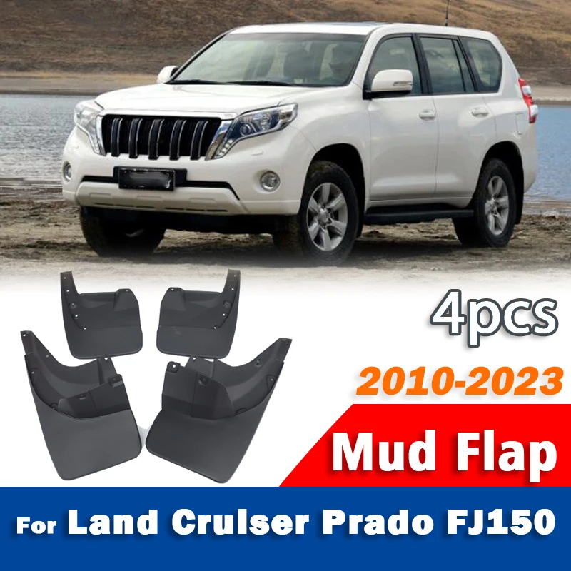 For Toyota Land Cruiser Prado FJ150 J150 Mudguard Car Mudflaps Fender Mud Flap Guards Splash Mudguard Car Accessories 1set 4pcs