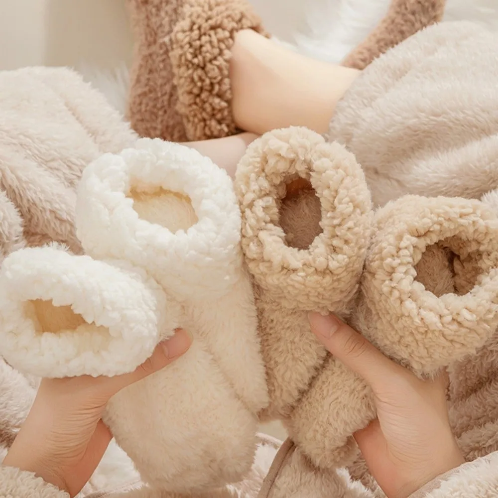 Kousen Berber Fleece Slaapsokken Zacht Warm Houden Vloersokken Postpartumverzorging Effen Kleur Winter Voethoezen Slaaptijd