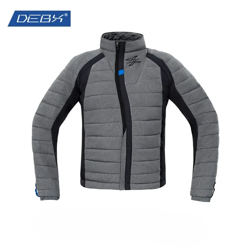 DEBX Motorcycle Riding Jacket for Men Winter Warm Windproof and Cold-proof Motorcycle Jacket Thermal Insulation Riding Equipment