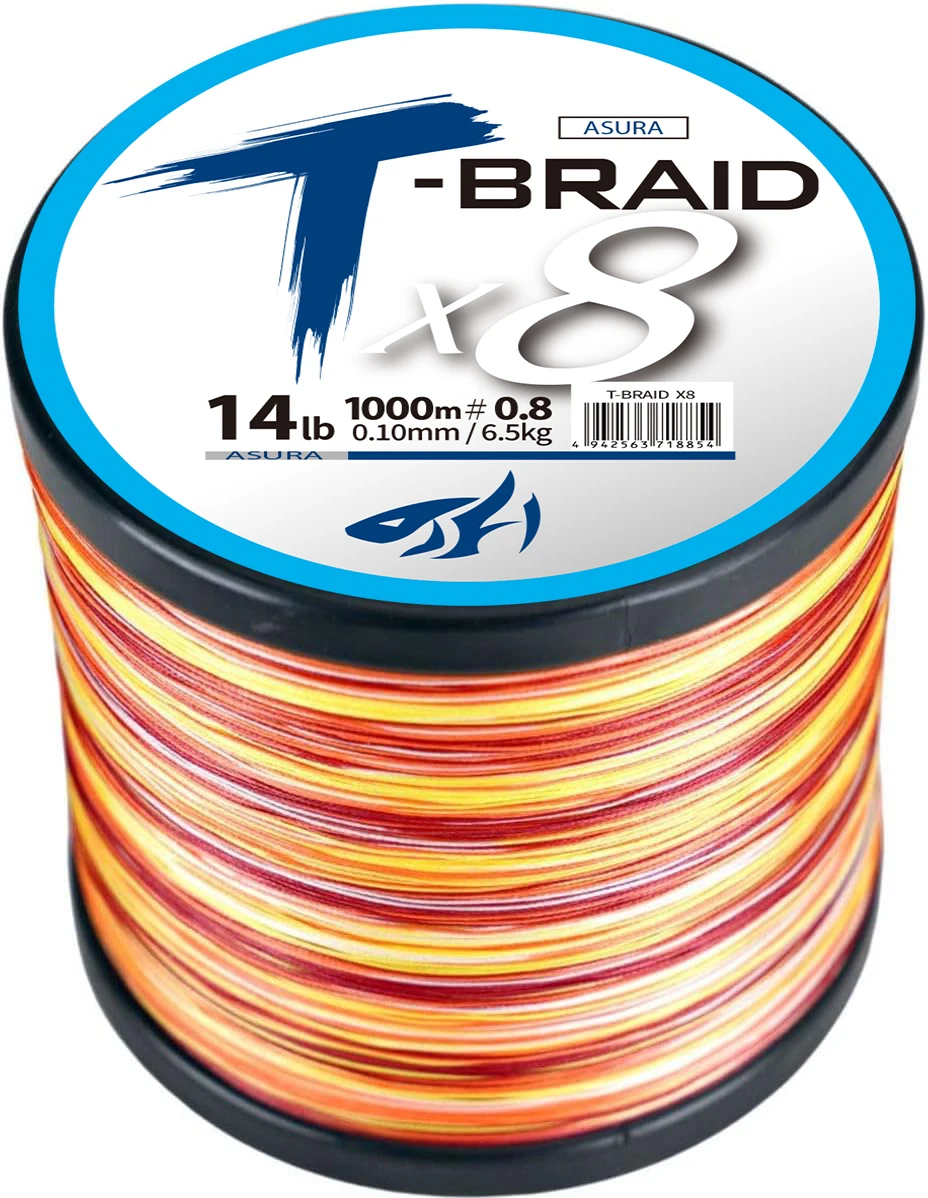 ThornsLine X8 Upgrade Braid Angelschnur, superstark, 8 Stränge, Multifilament-PE-Schnur, 300–1000 m, geflochtene Schnur, alles für Fischkarpfen