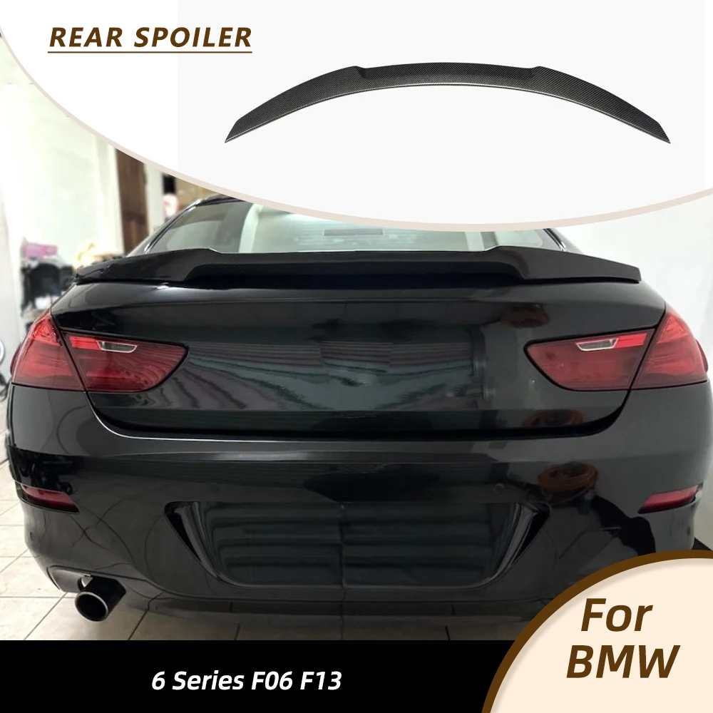

Carbon Fiber/ FRP Trunk Spoiler Fits for BMW 6 Series F06 F13 640i 650i M Sport M6 2012-2018 Rear Boot Lid Highkick Spoiler Lip