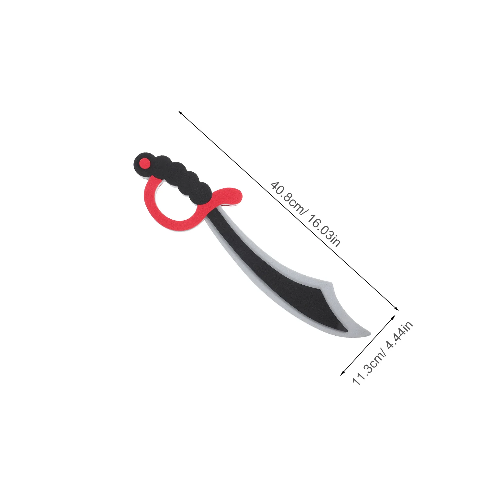 Espada de espuma para niños para juego de simulación, forma realista, colores vivos, Material suave, espada de entrenamiento Ideal, Caballero pirata para niños